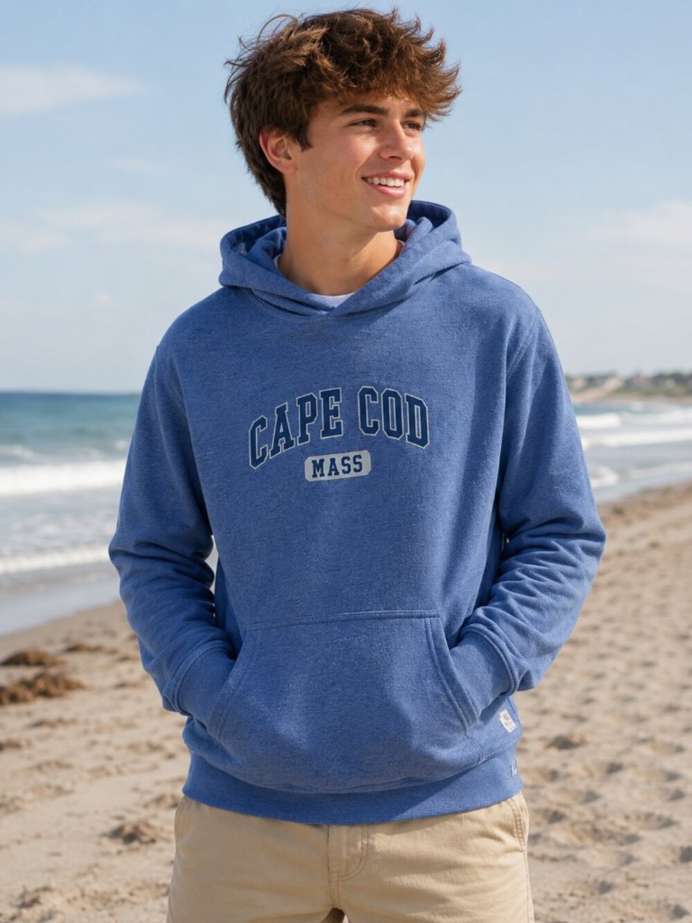 Cuffy’s Blue Cape Cod Hooded Sweatshirt size XL